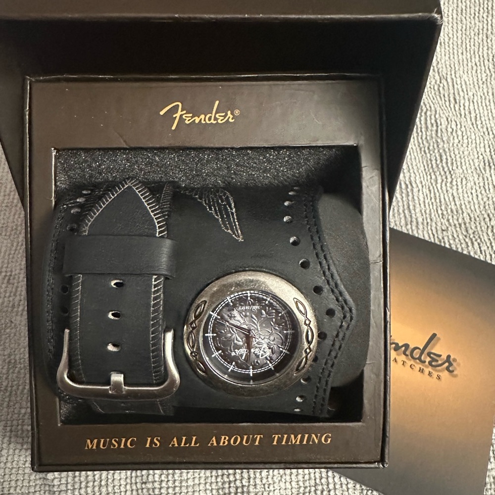 Fender Tooled Leather Gauntlet Watch